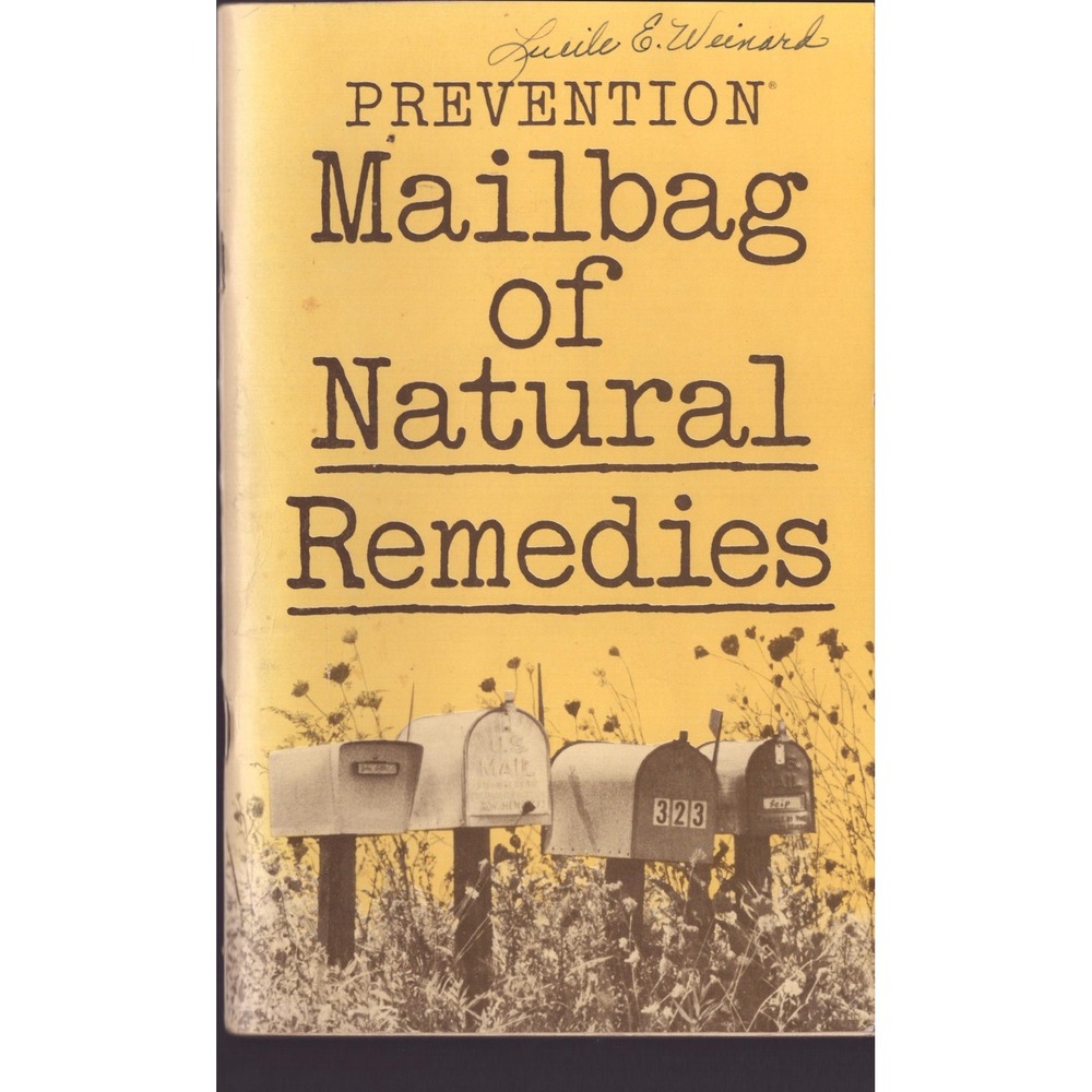 Prevention Mailbag of Natural Remedies Rodale Press 1982 Paperback Health Book